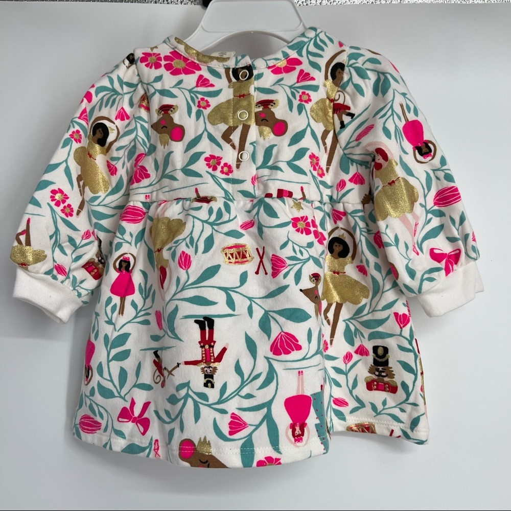 Tucker + Tate Dress Holiday Ballerina Nutcracker Metallic Baby 3 months NWOT - Picture 3 of 4
